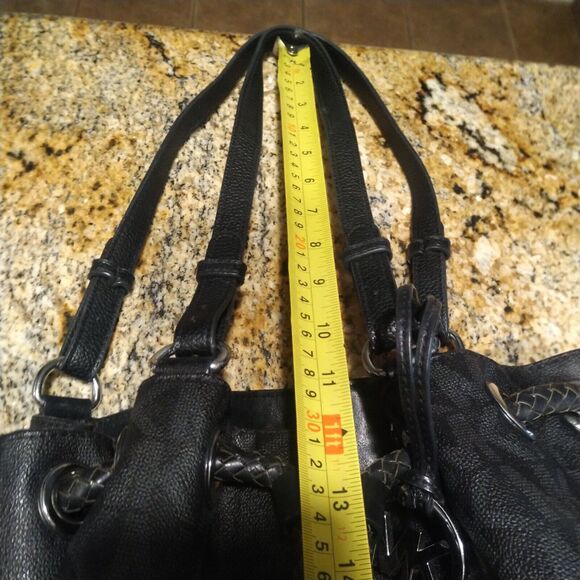 Michael Kors Signature Coated Leather Jet Set Tassel Drawstring Tote Bag Large - Picture 10 of 15